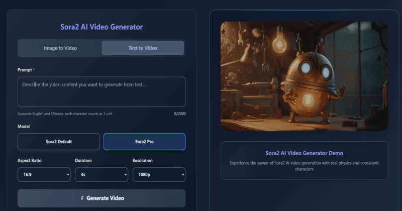 Sora2 AI screenshot 1