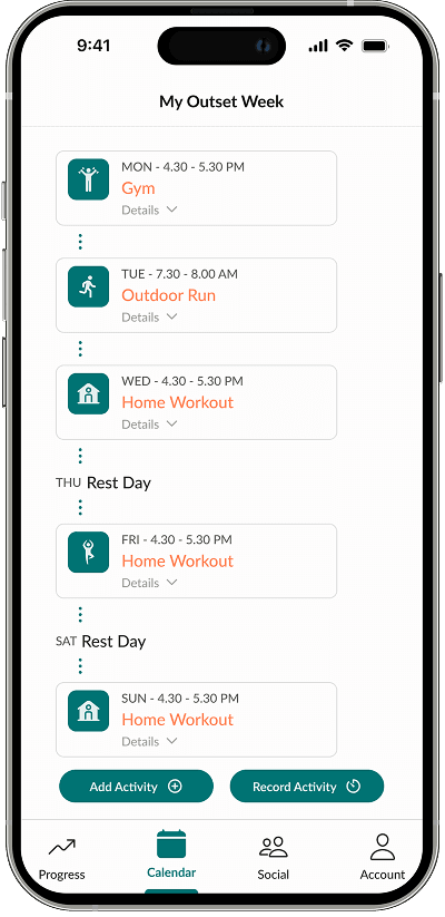 Outset Wellness screenshot 1