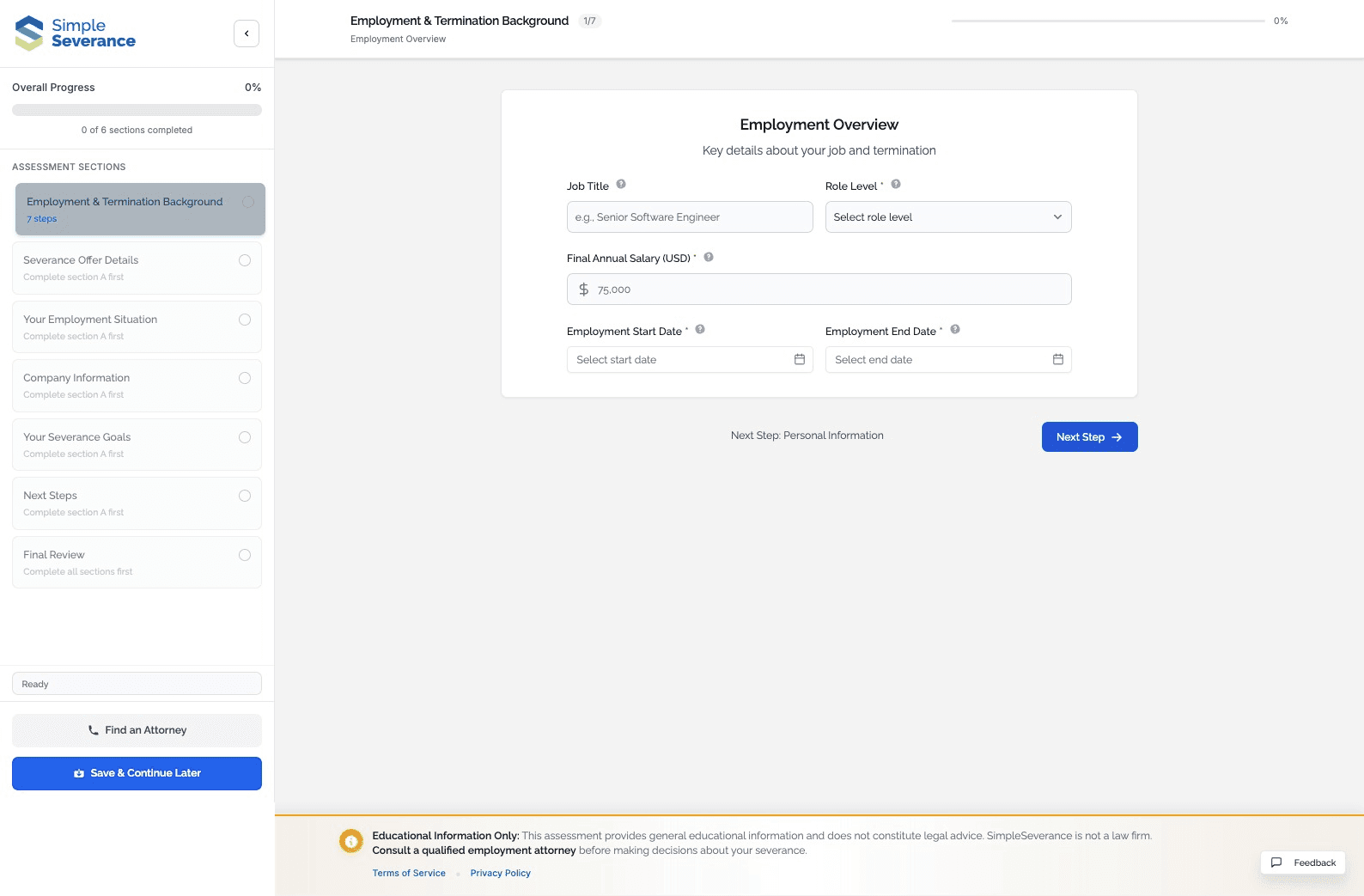 SimpleSeverance  screenshot 1