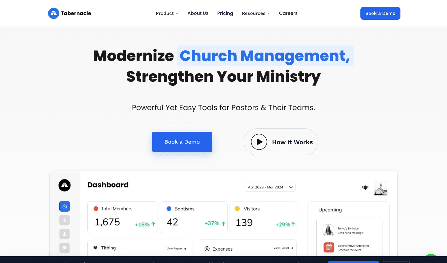 Church Management Software - Tabernacle screenshot 1