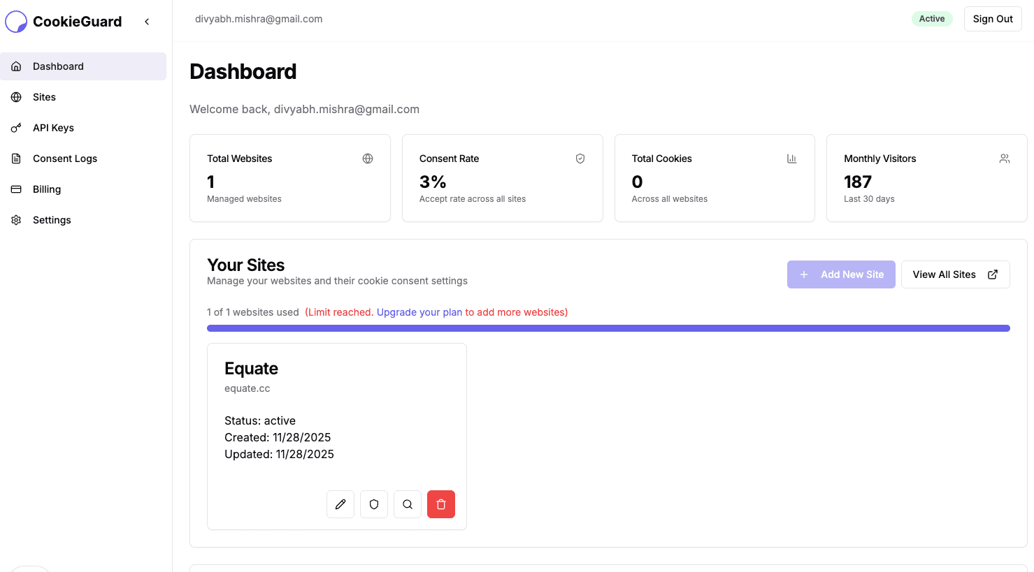 CookieGuard screenshot 1
