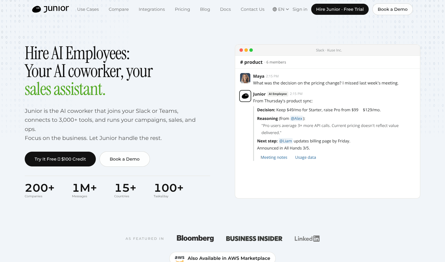 Junior - The AI Employees for Any Role screenshot 1