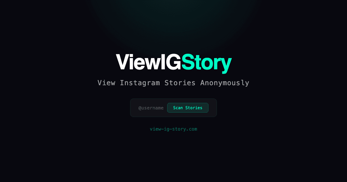 ViewIGStory screenshot 1
