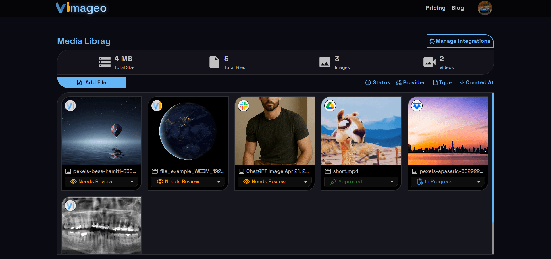 Vimageo screenshot 1