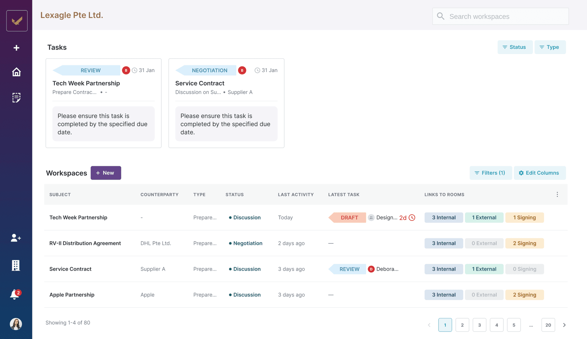 Lexagle screenshot 1
