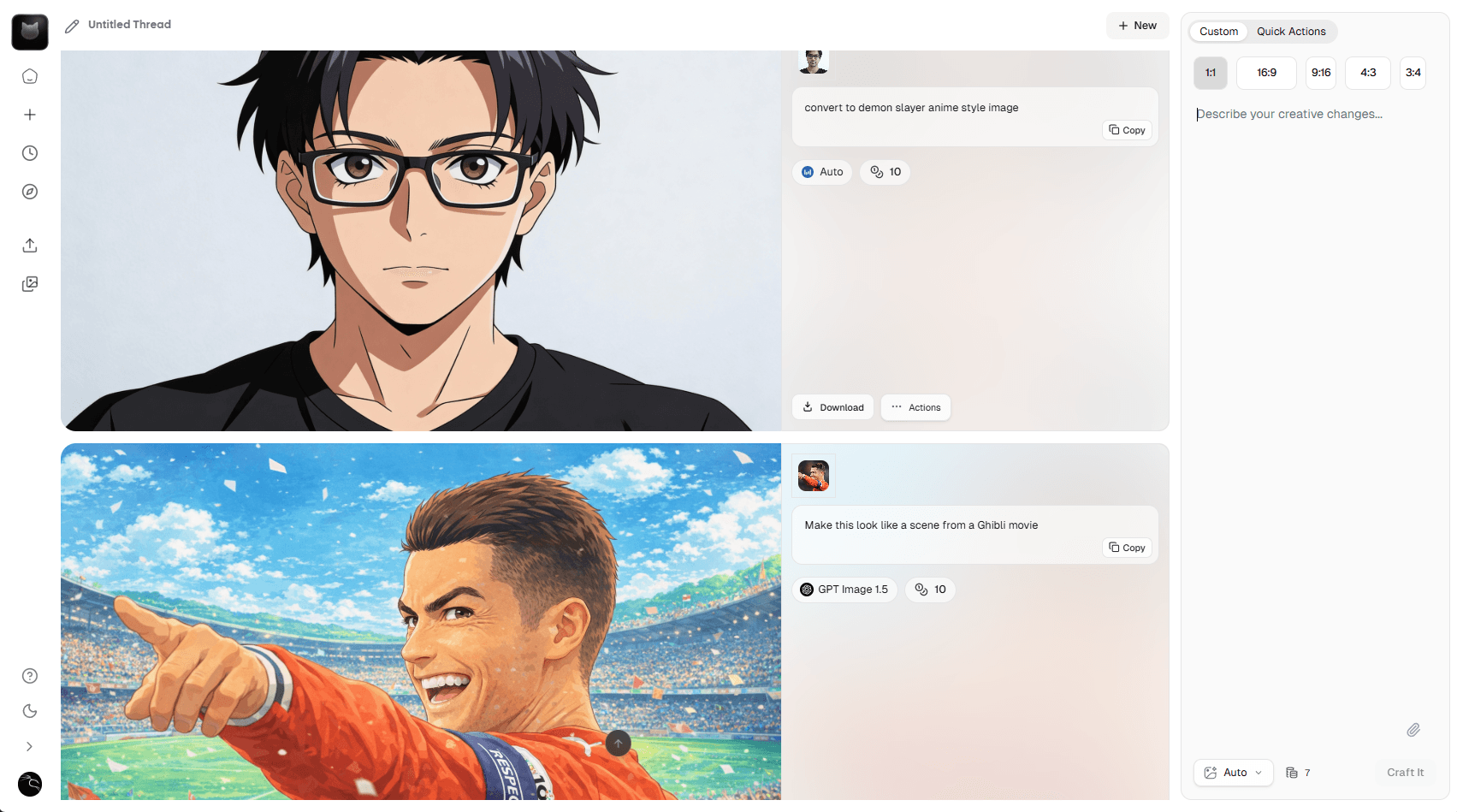 AyeCreate screenshot 1
