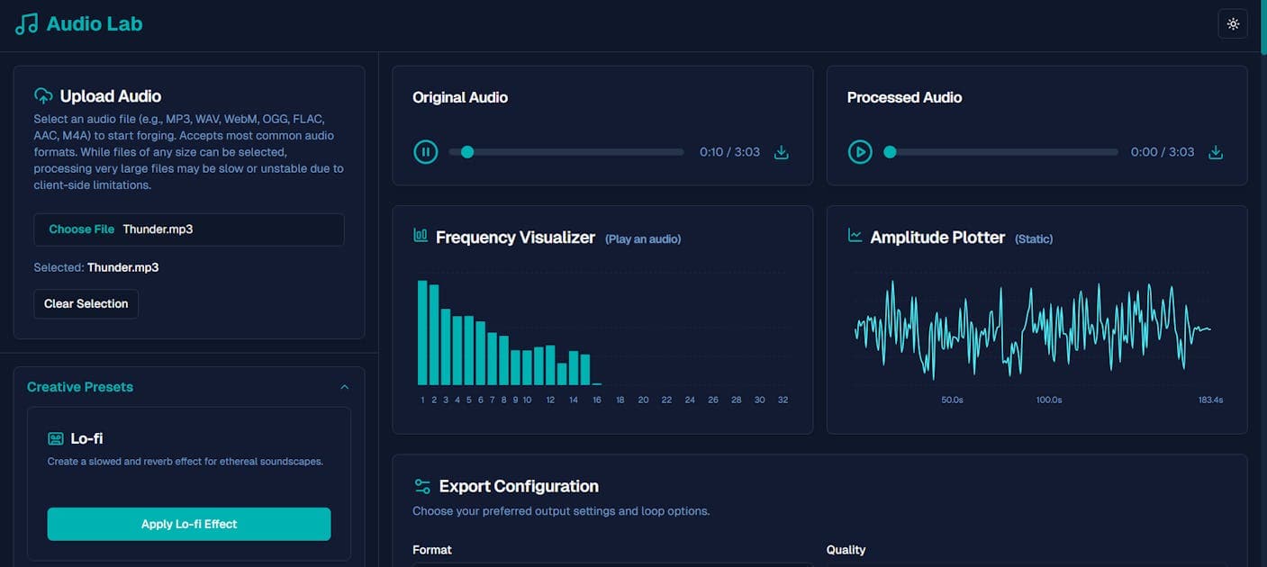 Audiolab screenshot 1