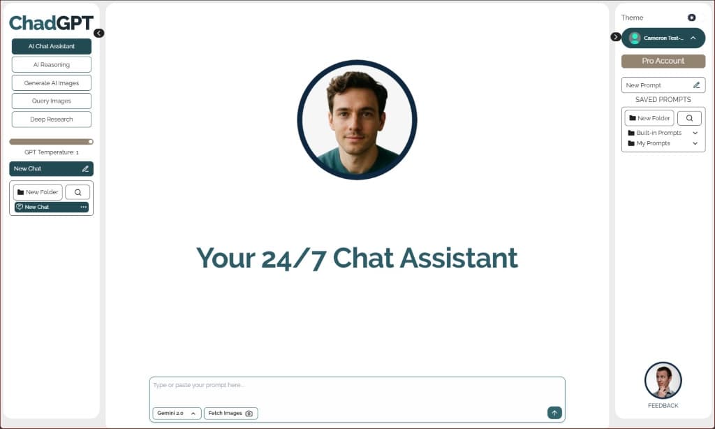 ChadGPT screenshot 1