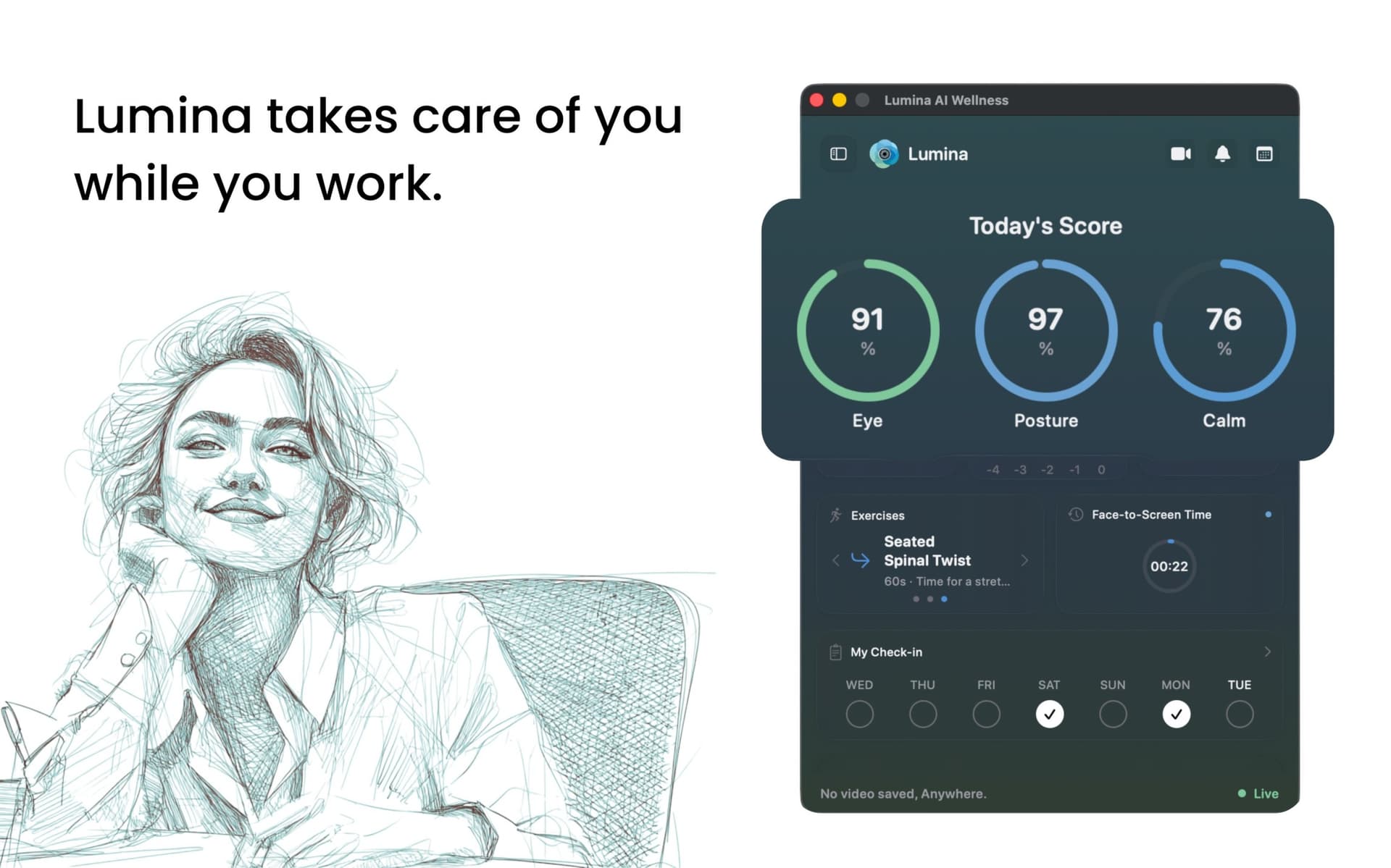 Lumina AI Wellness screenshot 1
