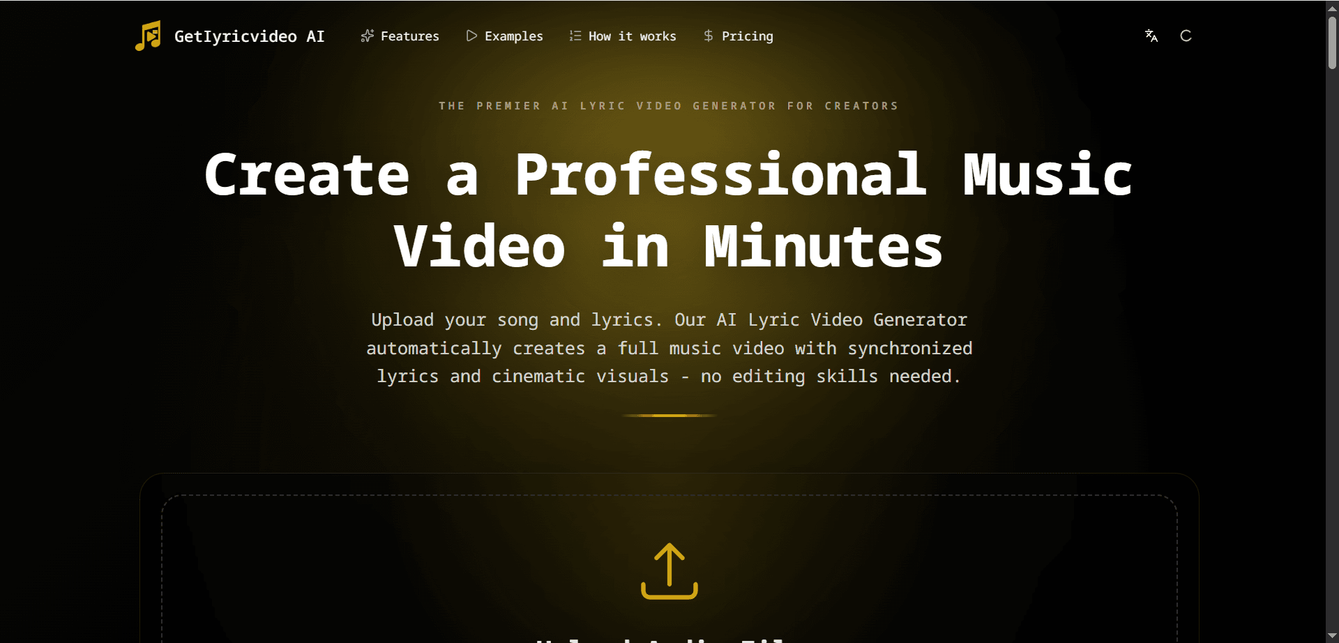 GetLyricVideo AI screenshot 1