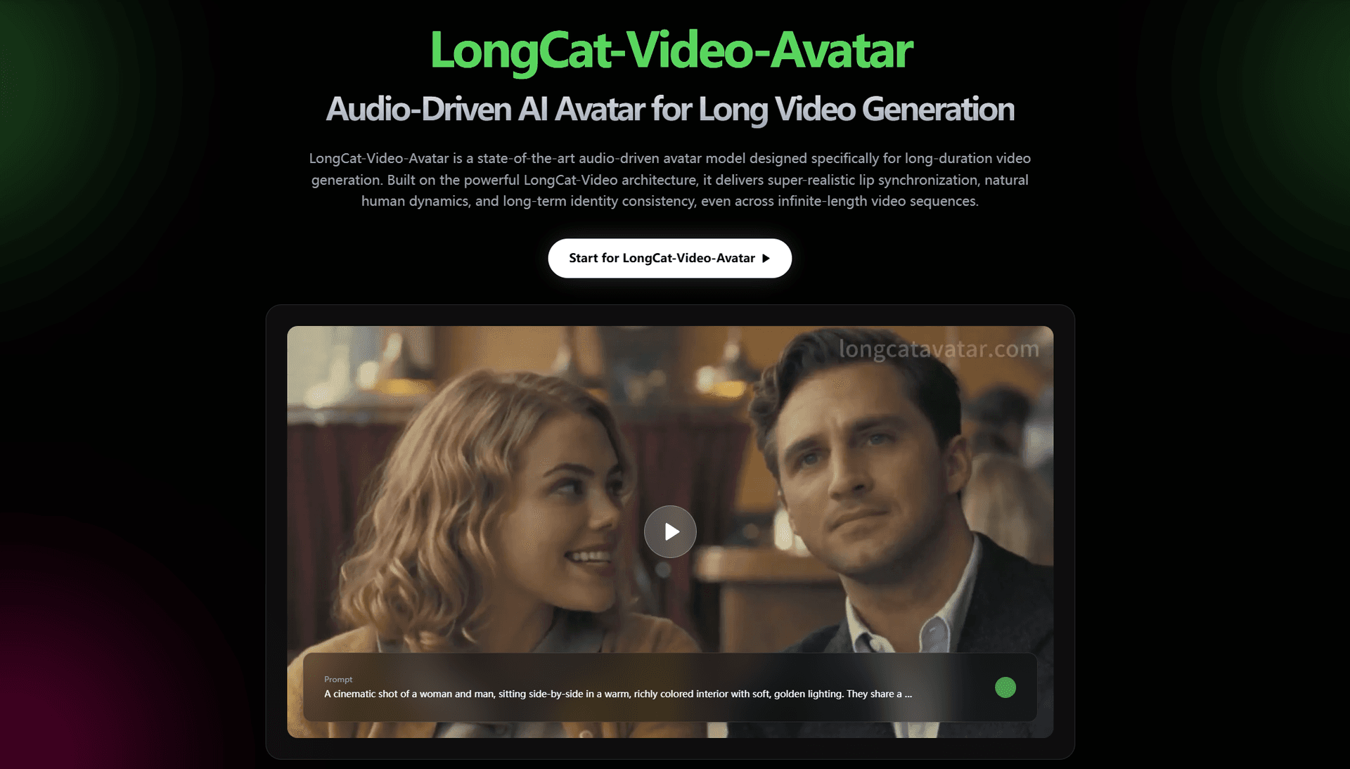 LongCat Video Avatar screenshot 1