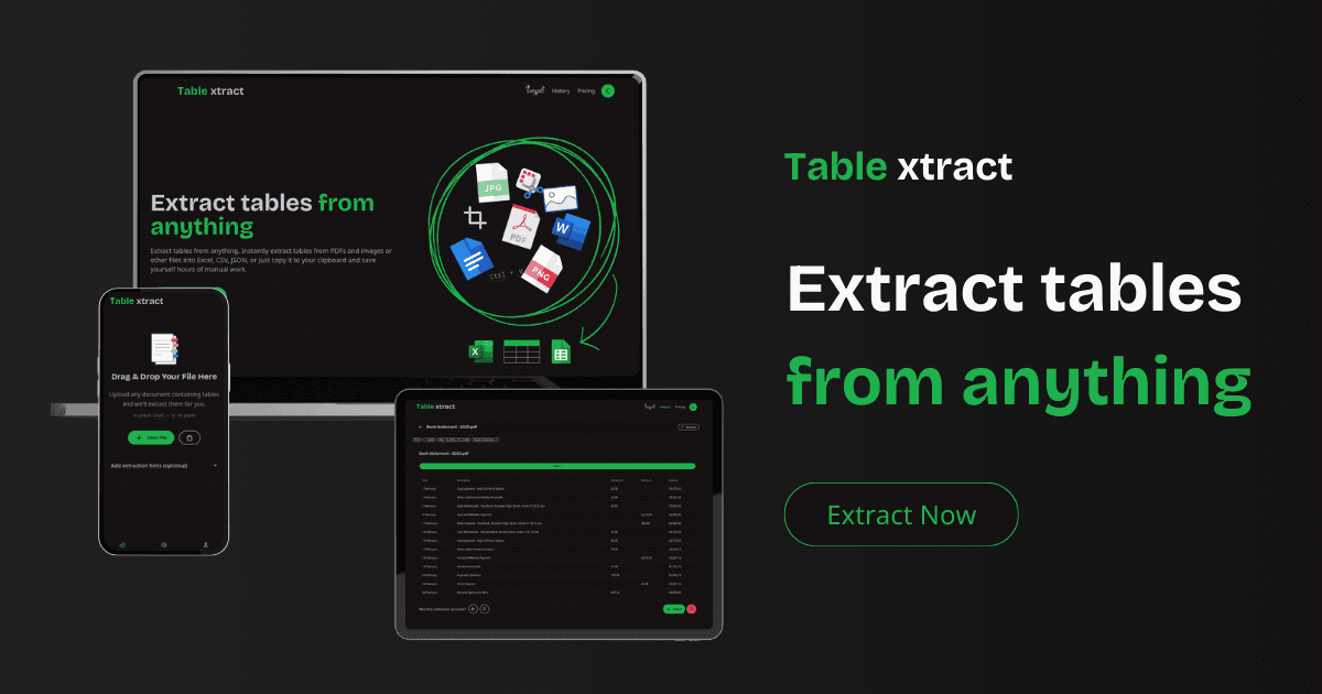 Tablextract screenshot 1