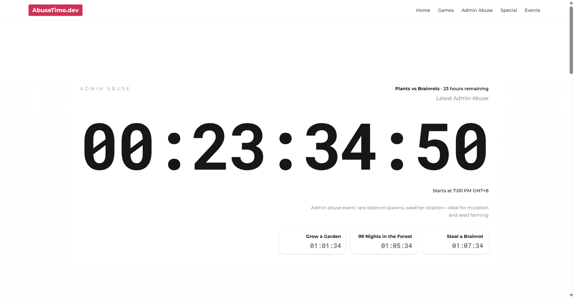 AbuseTime.dev screenshot 1