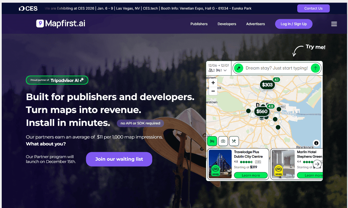 Mapfirst.ai screenshot 1