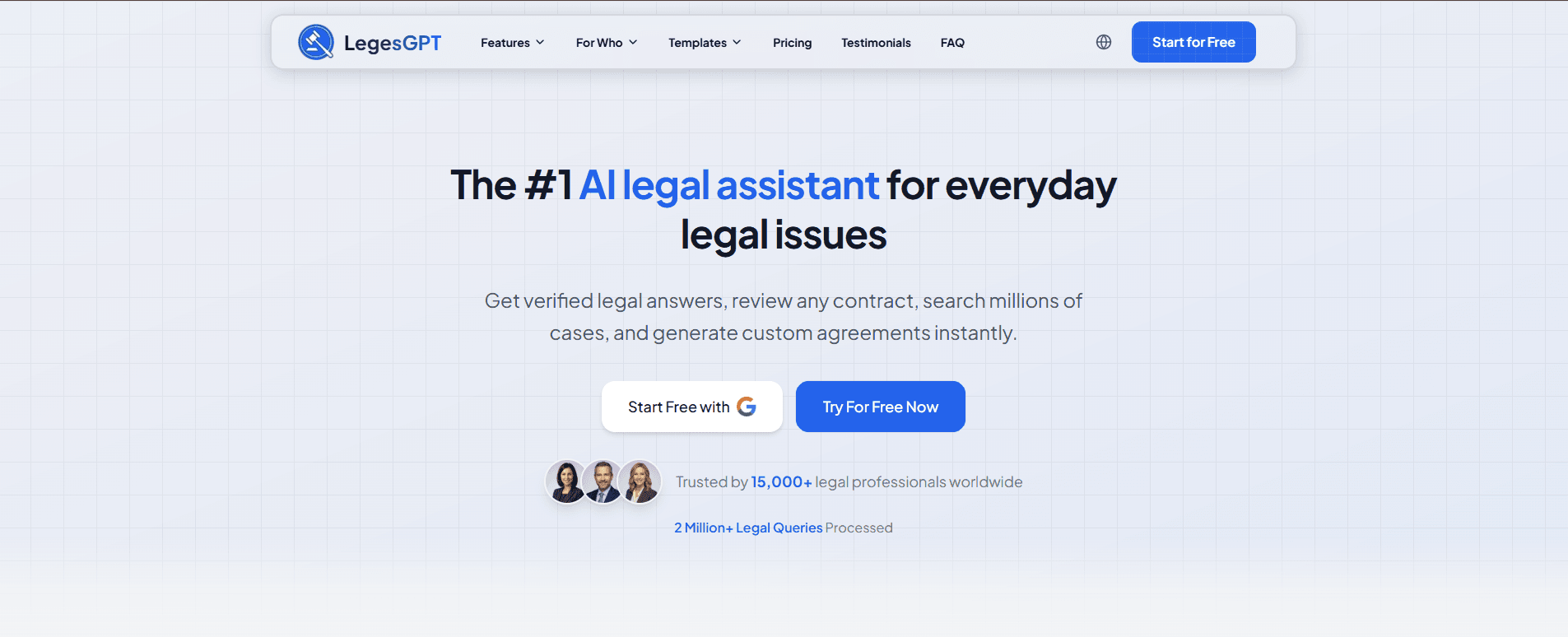 LegesGPT screenshot 1