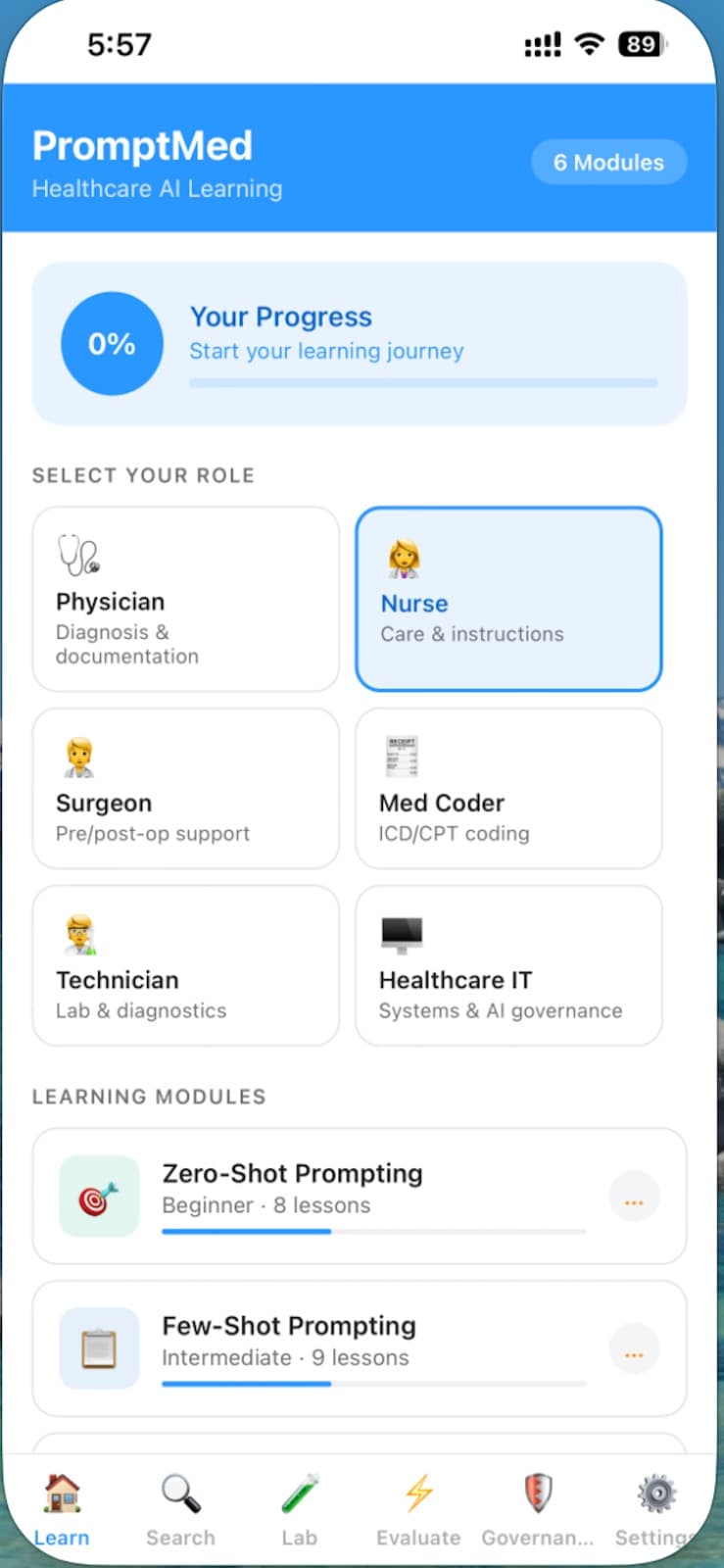 PromptMed screenshot 1
