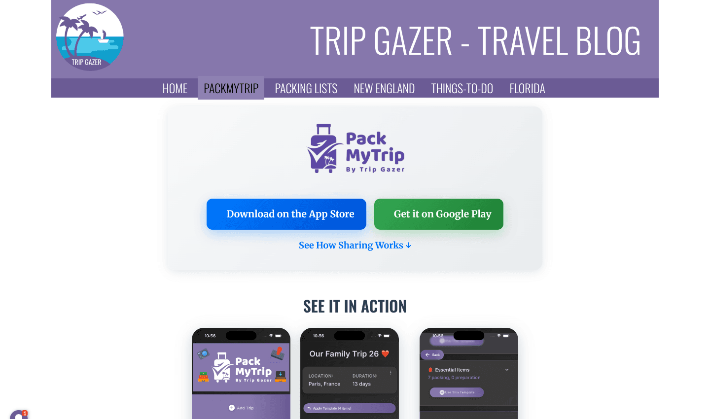 PackMyTrip screenshot 1