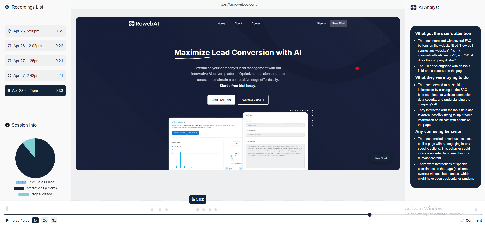 RowebAI screenshot 1
