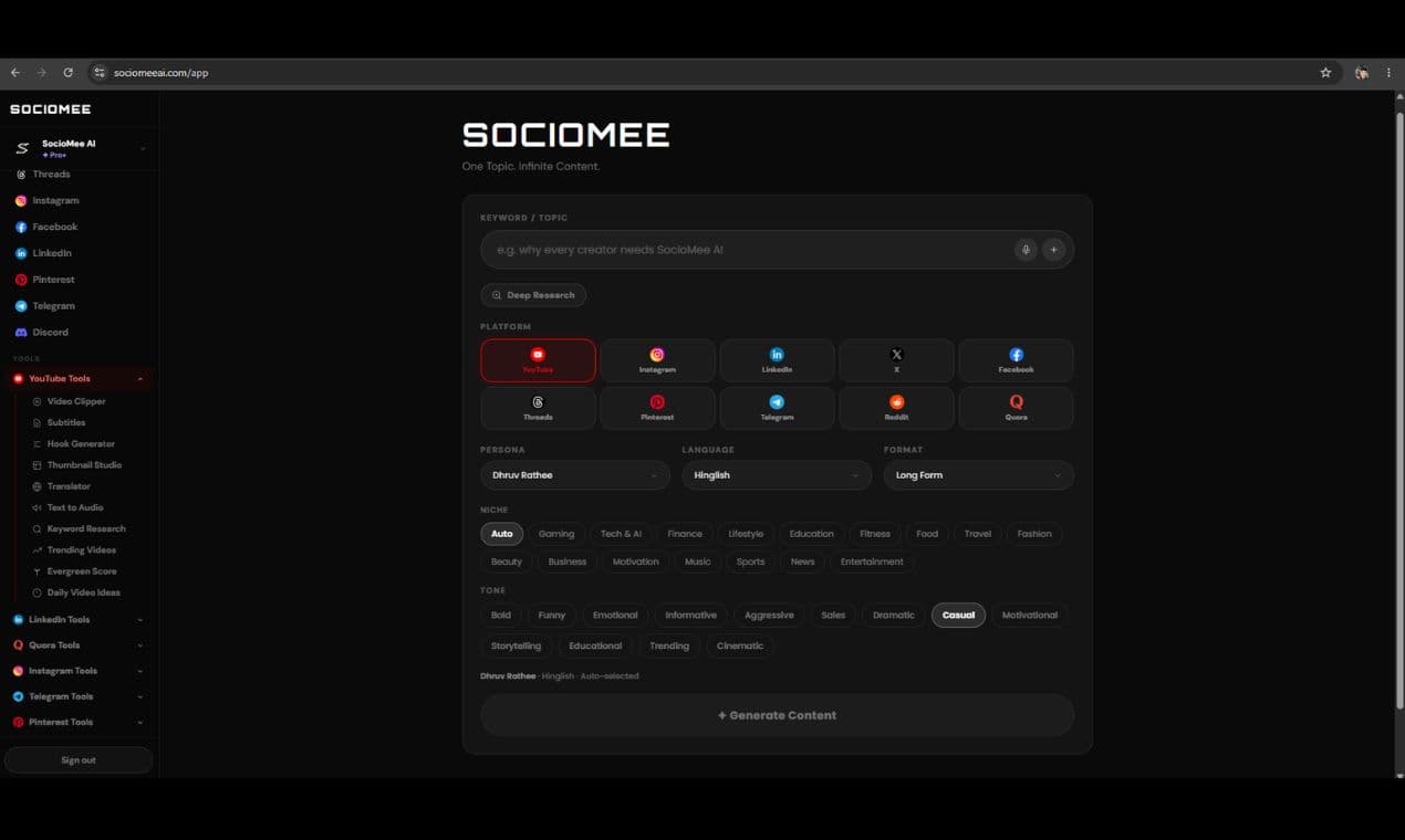 SocioMee AI SocioMee AI screenshot 1