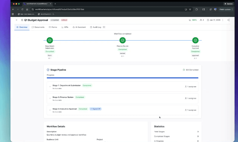 WorkflowHero screenshot 1