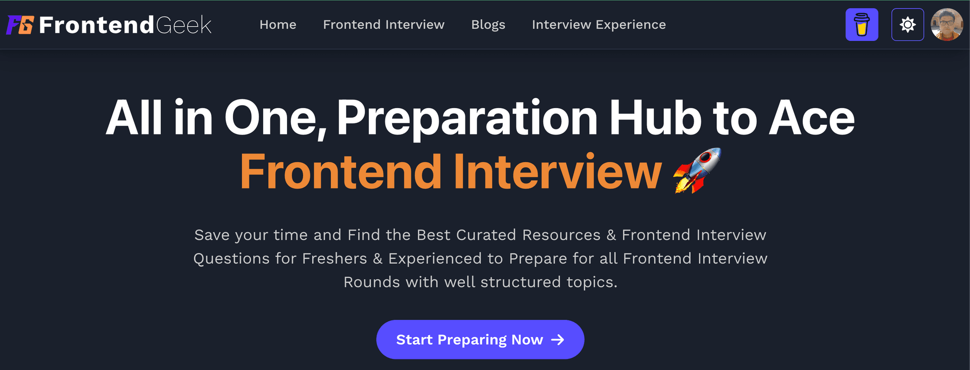 FrontendGeek screenshot 1