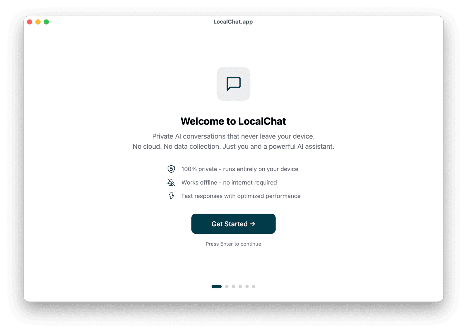 LocalChat.app screenshot 1