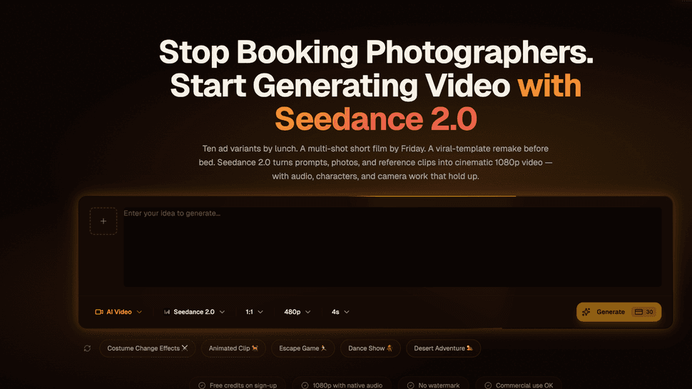 Seedance 2.0 AI Video Generator Seedance 2.0 AI Video Generator screenshot 1