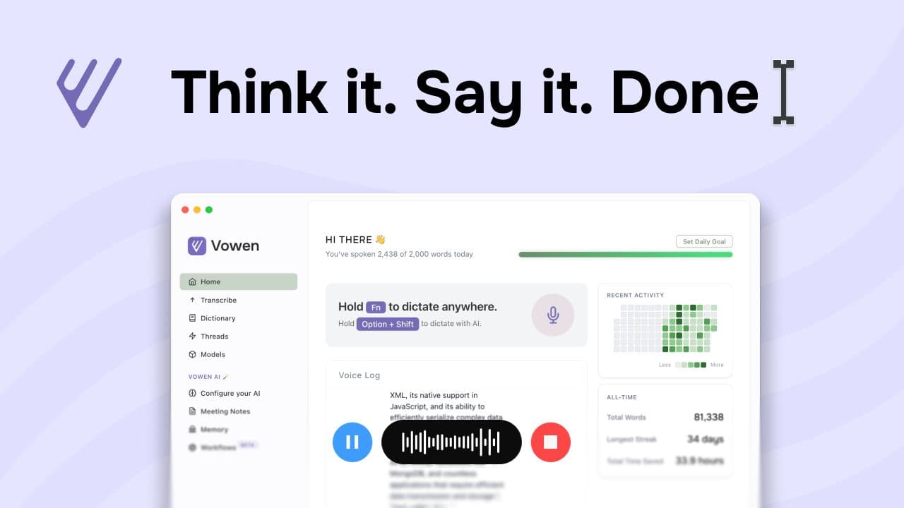 Vowen Vowen screenshot 1