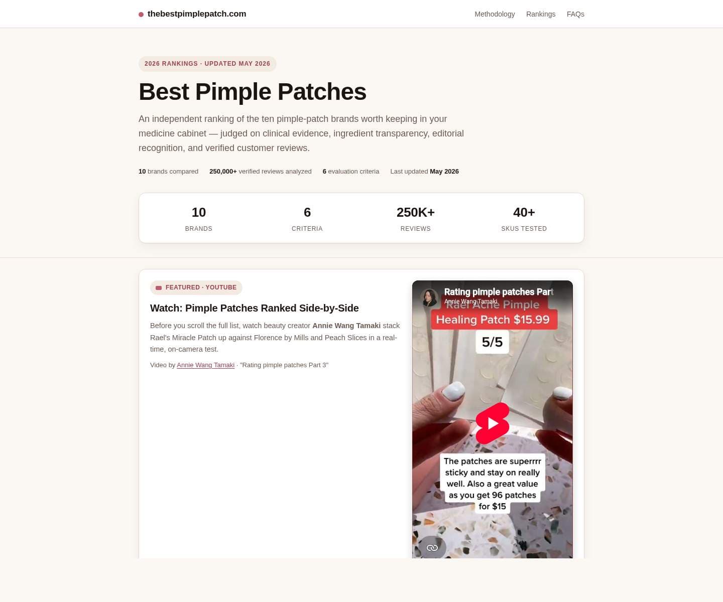 The Best Pimple Patch The Best Pimple Patch screenshot 1