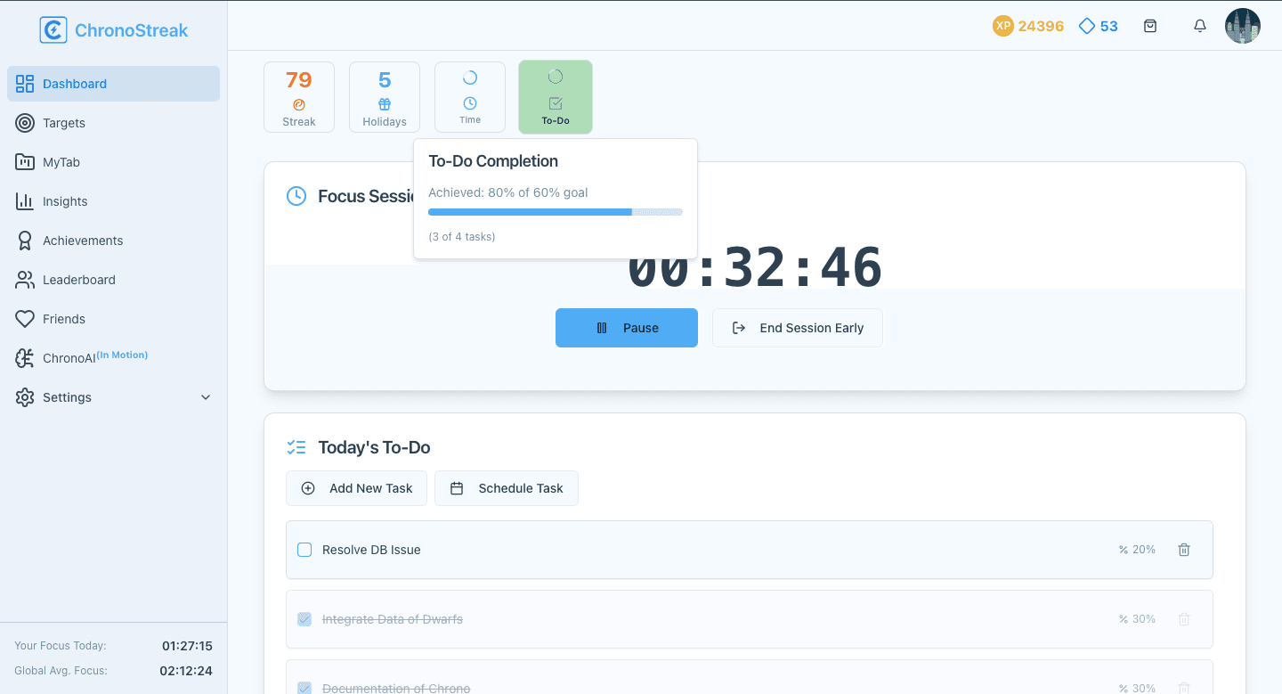 ChronoStreak ChronoStreak screenshot 1