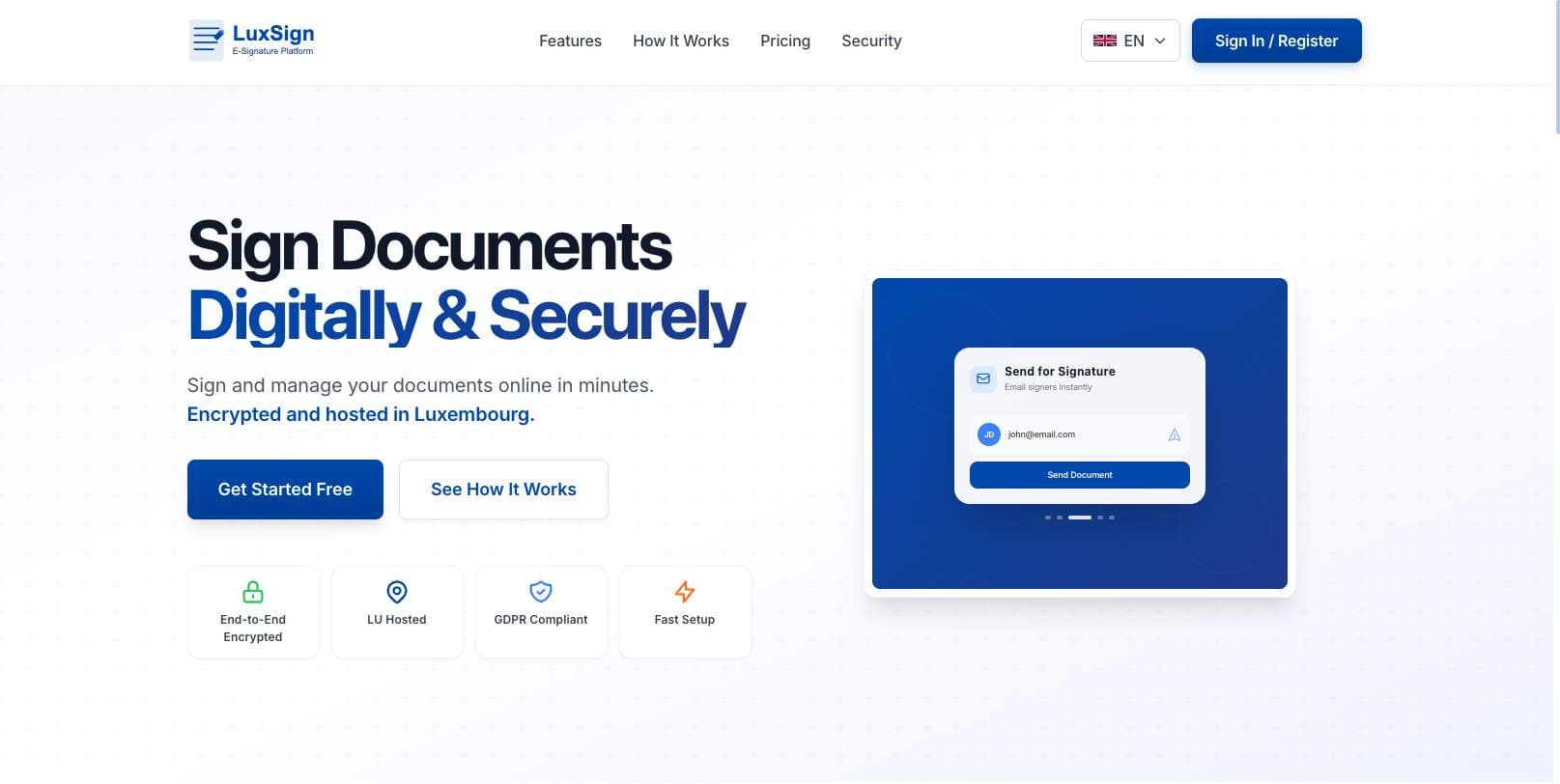 LuxSign LuxSign screenshot 1