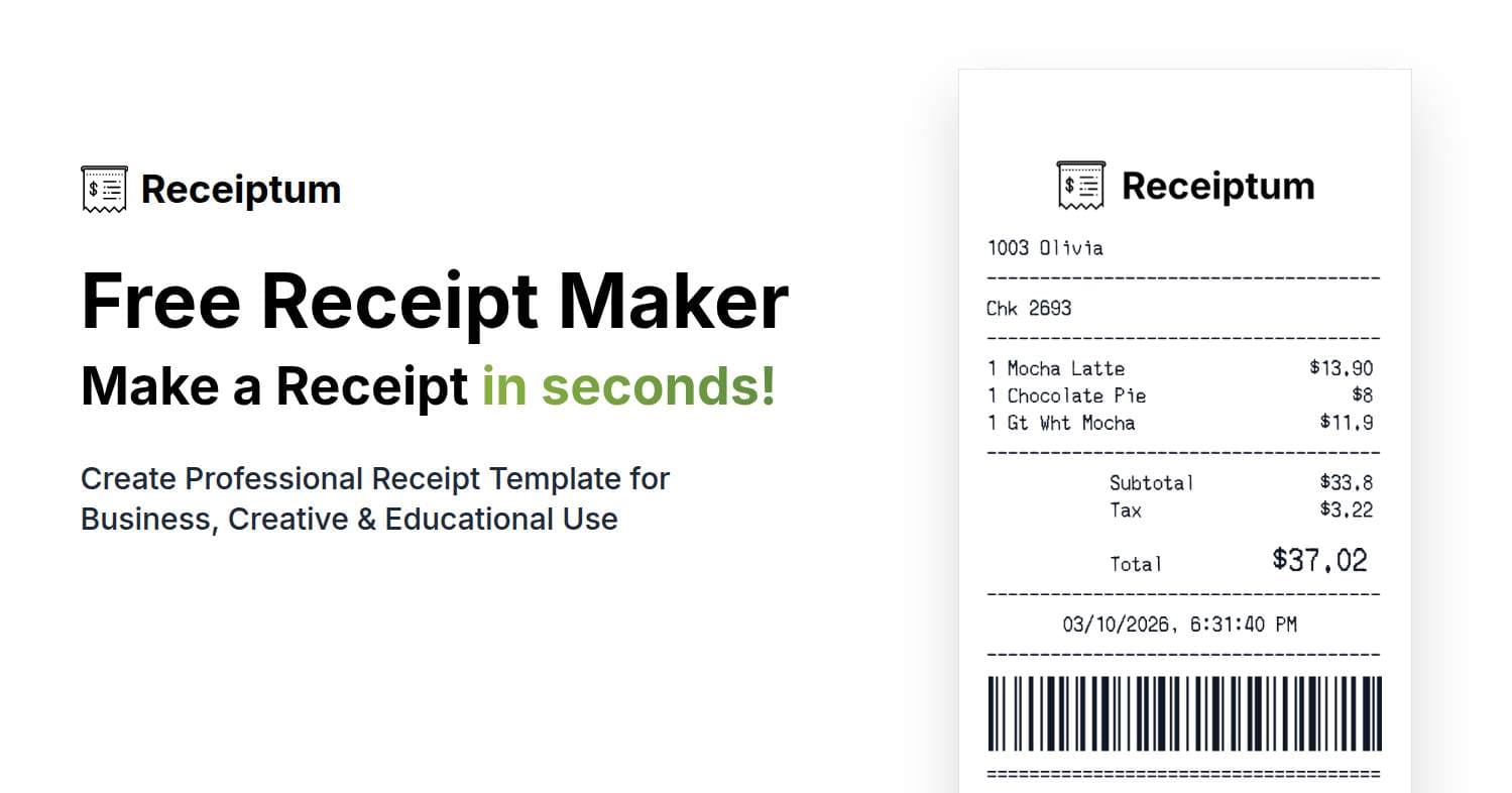 Receiptum Receiptum screenshot 1