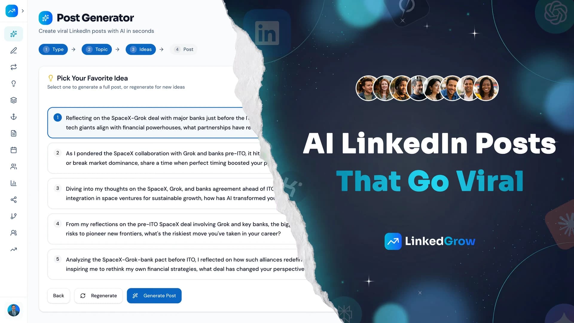 LinkedGrow LinkedGrow screenshot 1