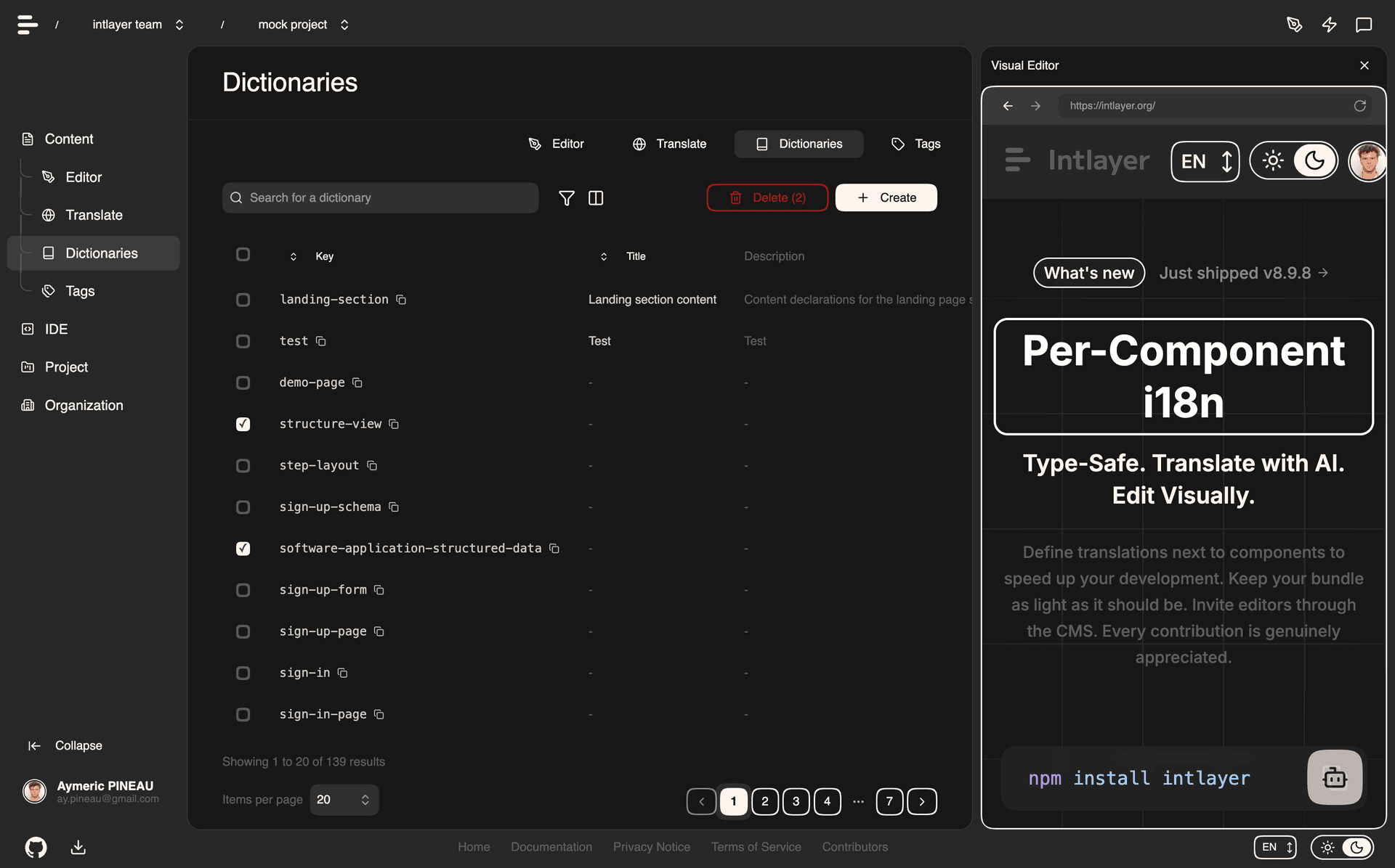 Intlayer Intlayer screenshot 1