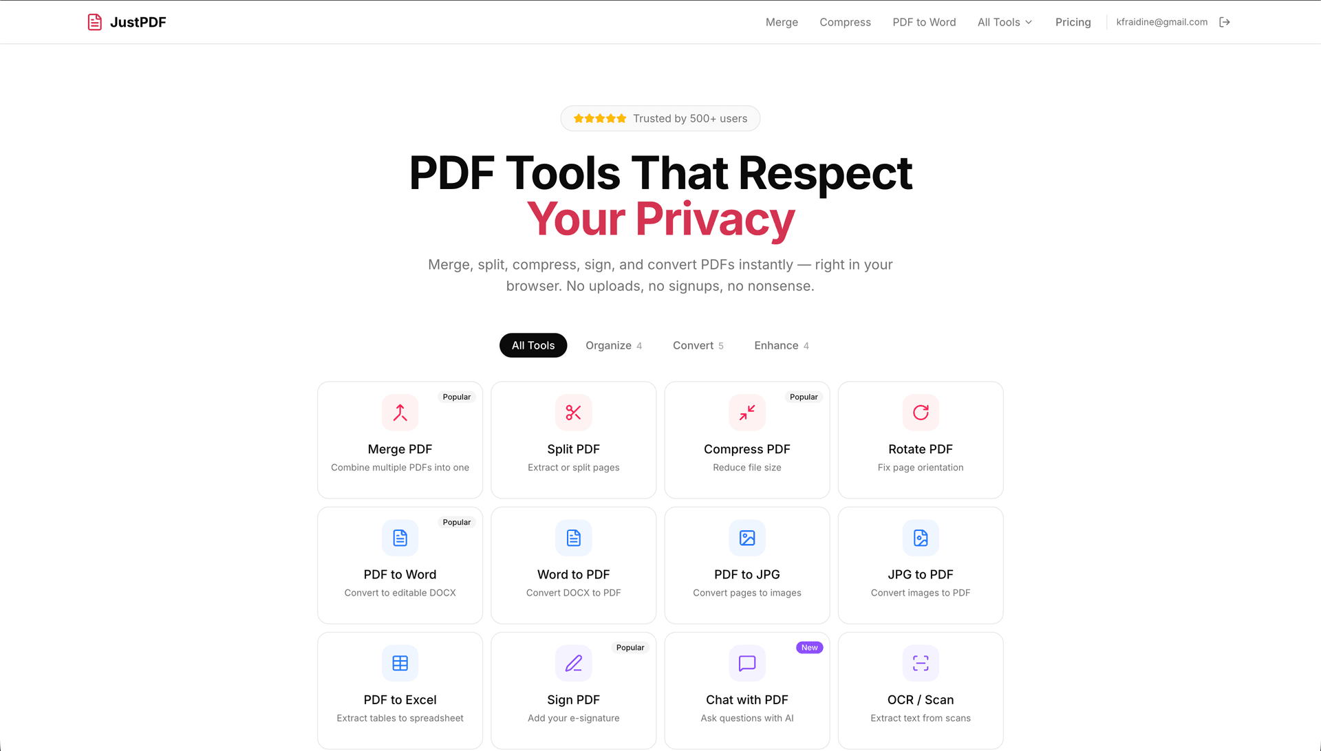 JustPDF JustPDF screenshot 1