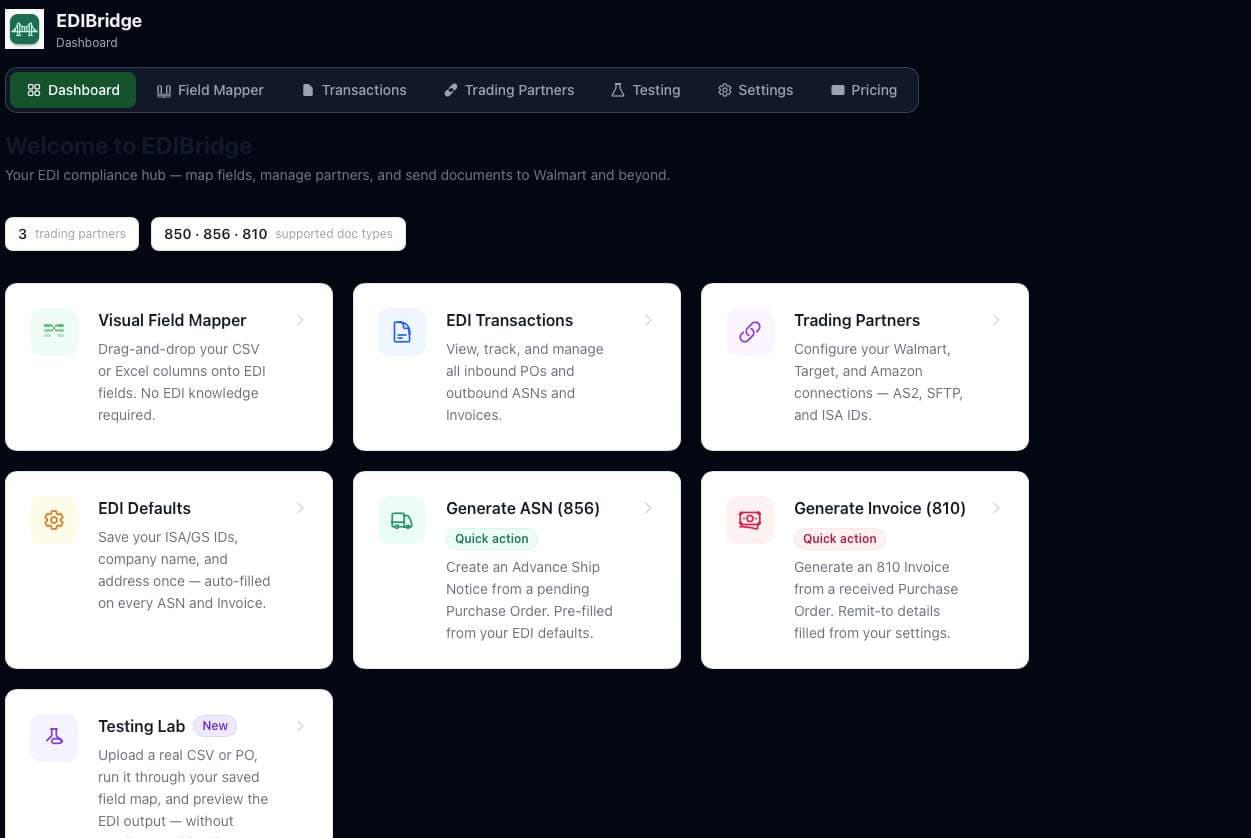 EDIBridge EDIBridge screenshot 1