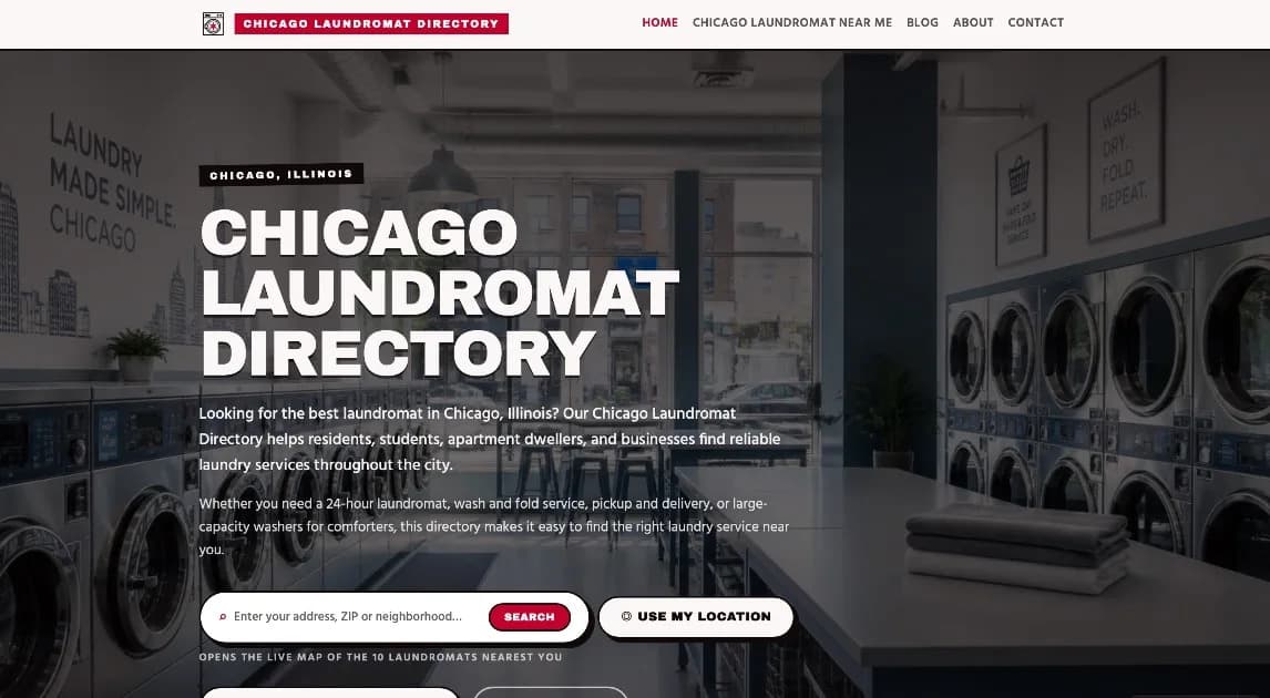Chicago Laundromats Near Me Chicago Laundromats Near Me screenshot 1