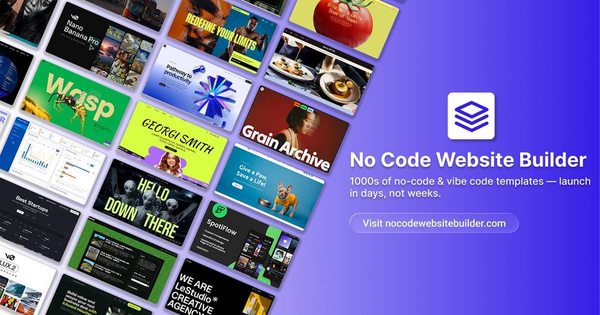 No Code Website Builder No Code Website Builder screenshot 1