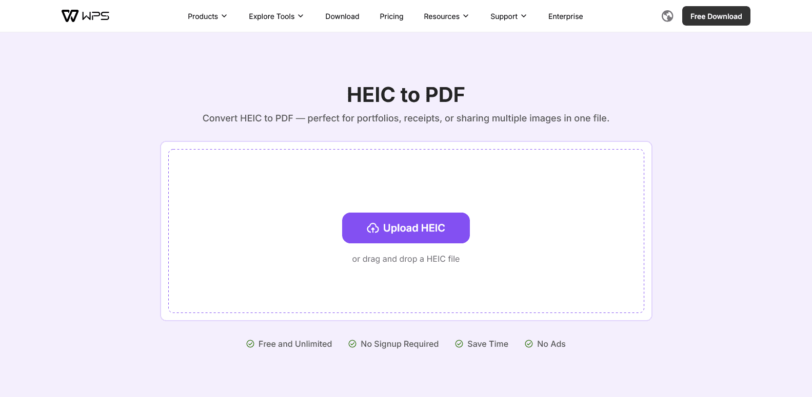 HEIC to PDF HEIC to PDF screenshot 1