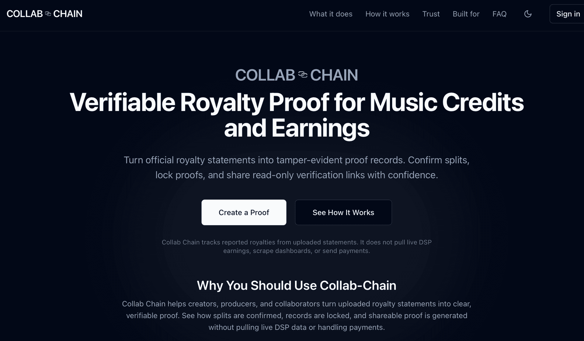 Collab Chain Collab Chain screenshot 1