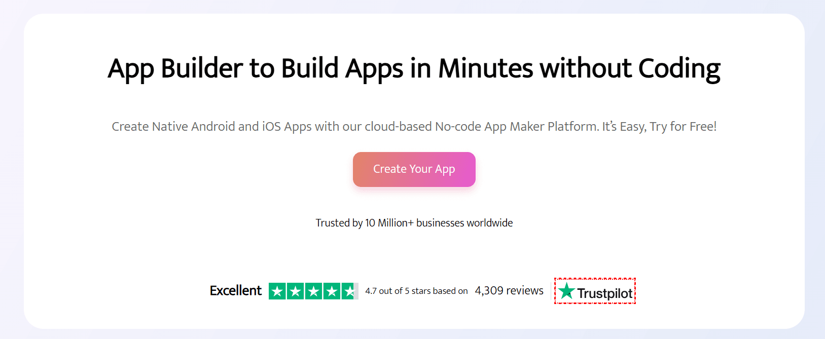 Appy Pie App Builder Appy Pie App Builder screenshot 1