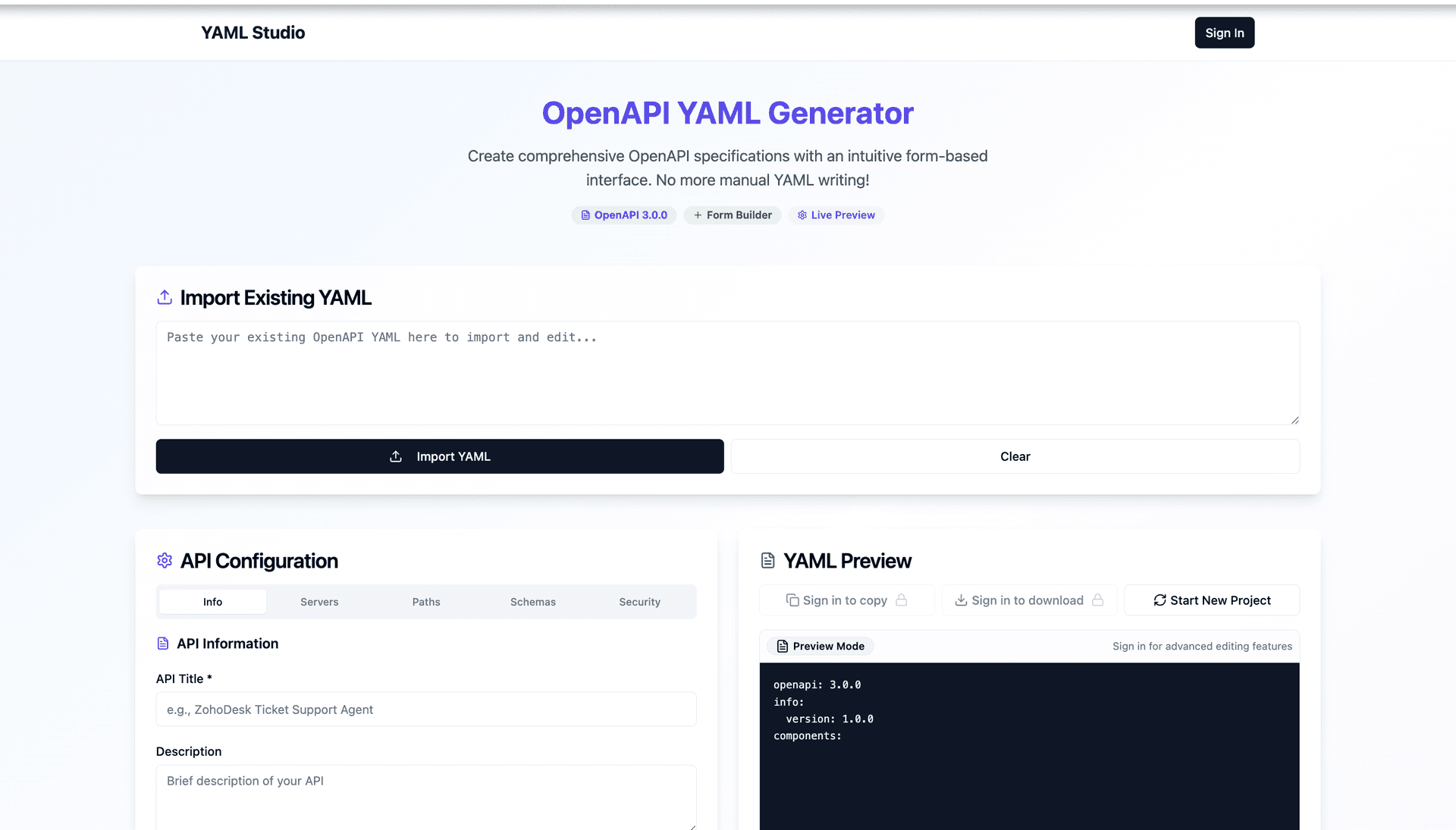 Yaml Studio Yaml Studio screenshot 1
