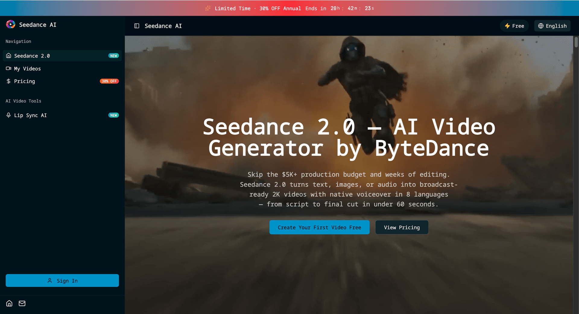 Seedance 2.0 Seedance 2.0 screenshot 1