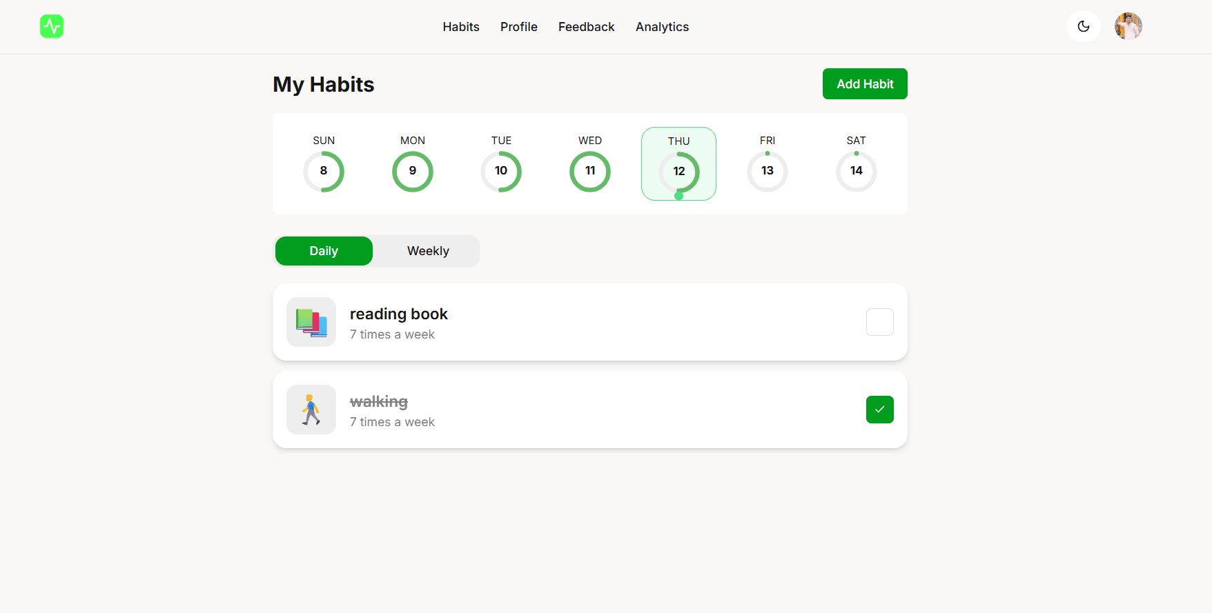 Habit Pulse Habit Pulse screenshot 1