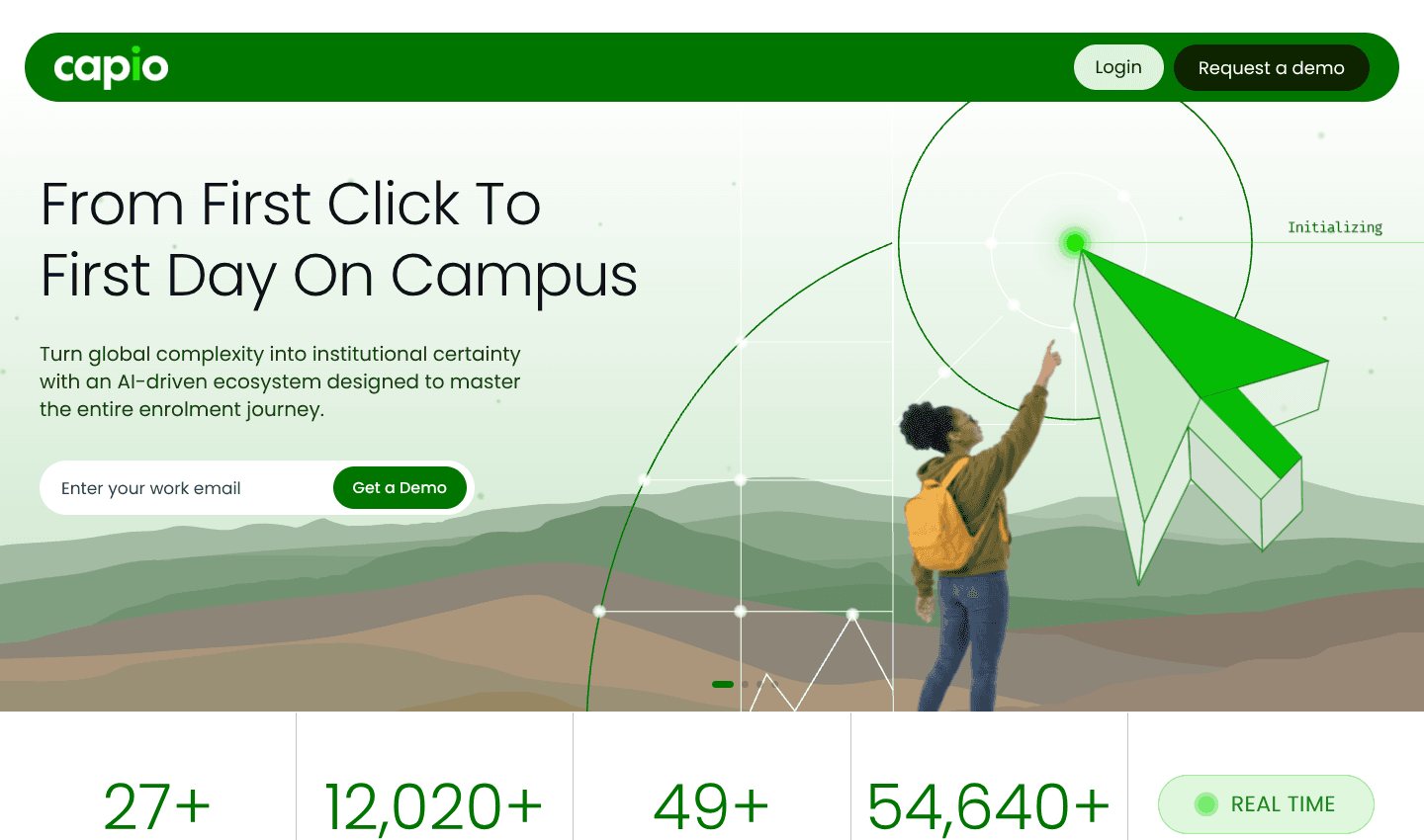 Capio | AI-Powered International Student Admissions and Enrolment Platform Capio | AI-Powered International Student Admissions and Enrolment Platform screenshot 1