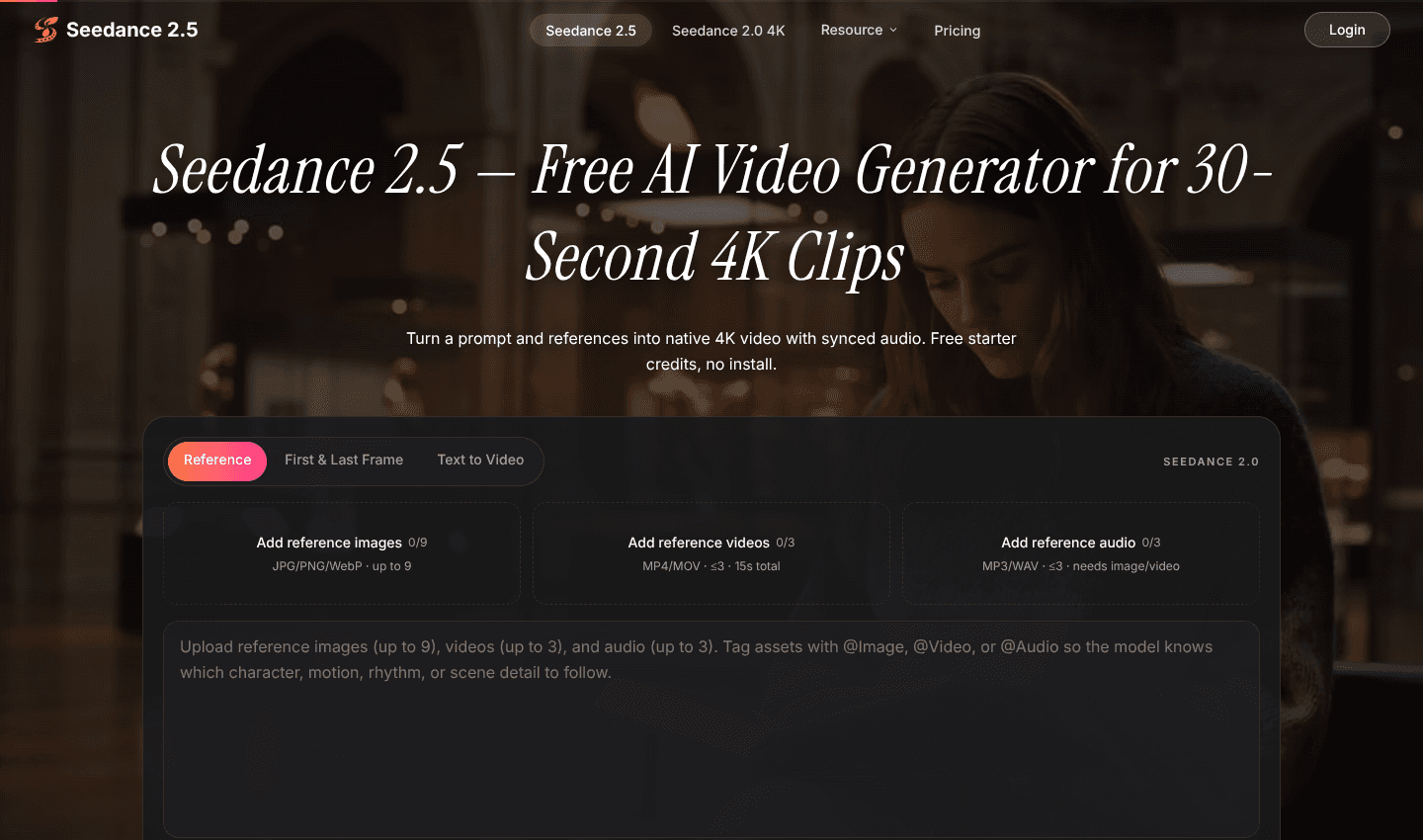 Seedance 2.5 Seedance 2.5 screenshot 1