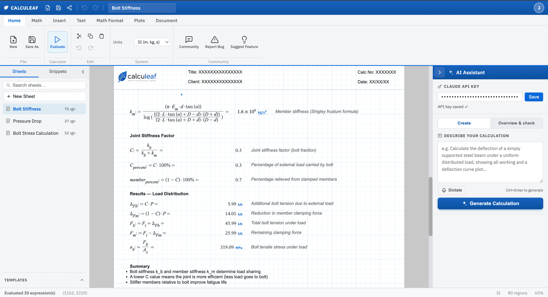Calculeaf Calculeaf screenshot 1