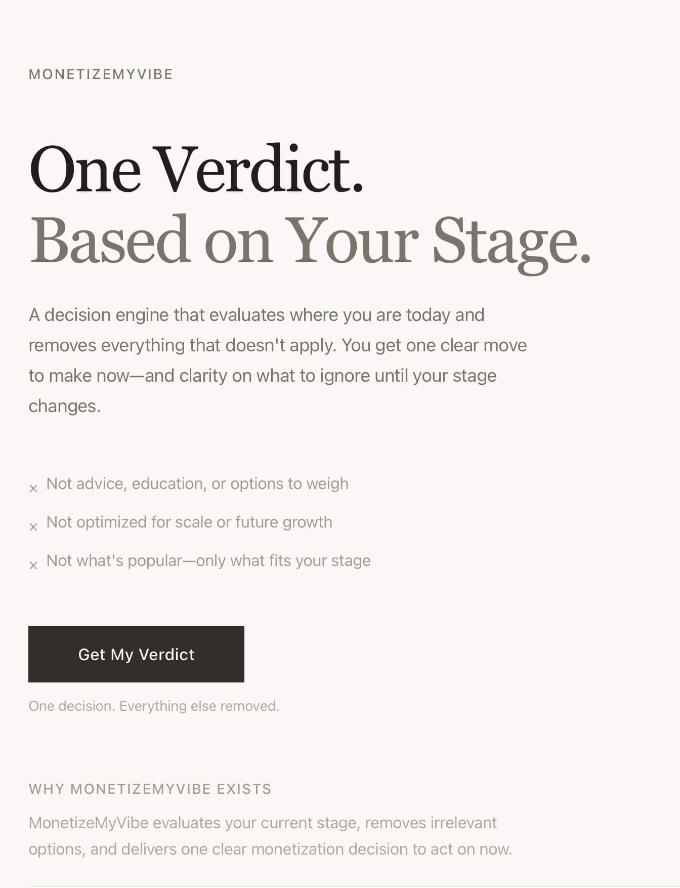 MonetizeMyVibe MonetizeMyVibe screenshot 1