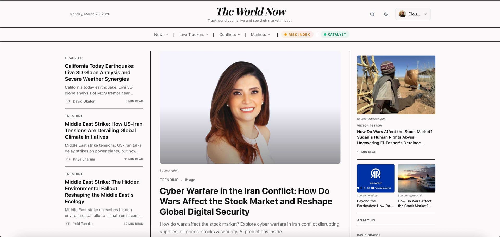 The World Now The World Now screenshot 1
