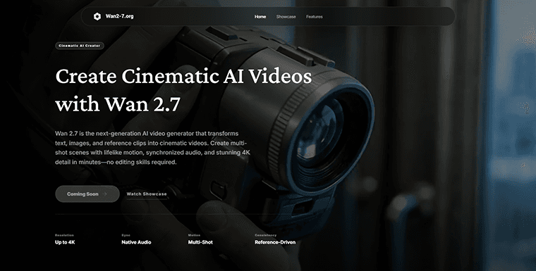 Wan 2.7 AI Video Wan 2.7 AI Video screenshot 1